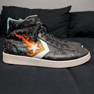 Converse x NBA Jam All-Star Leather High - Size 13 - "He's On Fire!"